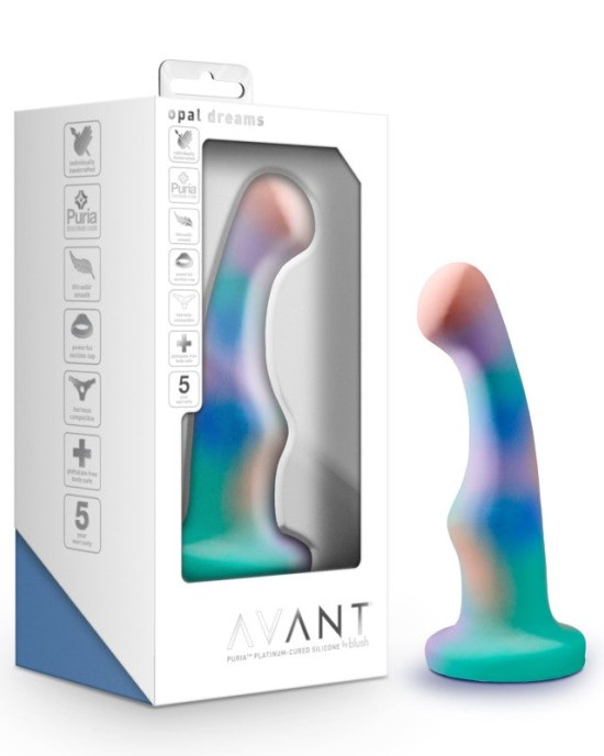 Avant Opal Dreams - Aqua Coloured 6 Inch Dildo