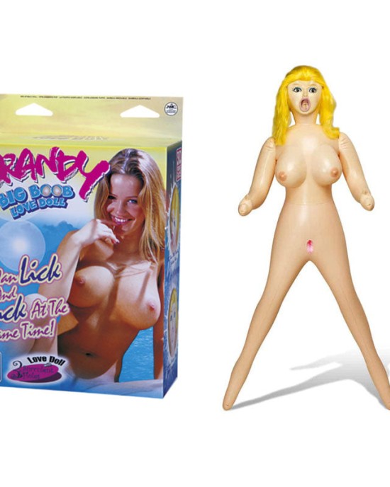 Brandy - Inflatable Love Doll with Open Mouth