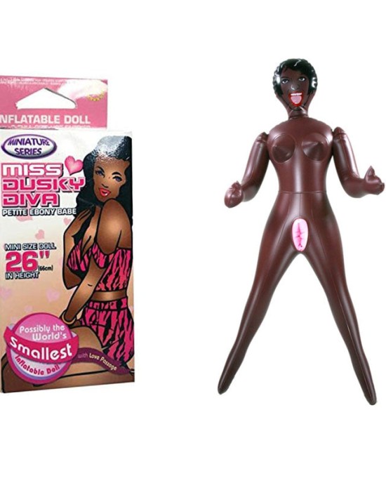 Miss Dusky Diva - Mini Inflatable Love Doll