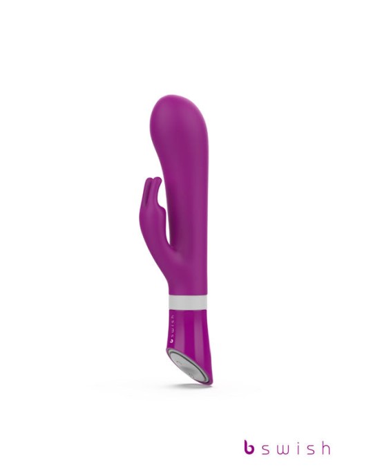 B Swish Bwild Deluxe Rabbit Vibrator - Raspberry