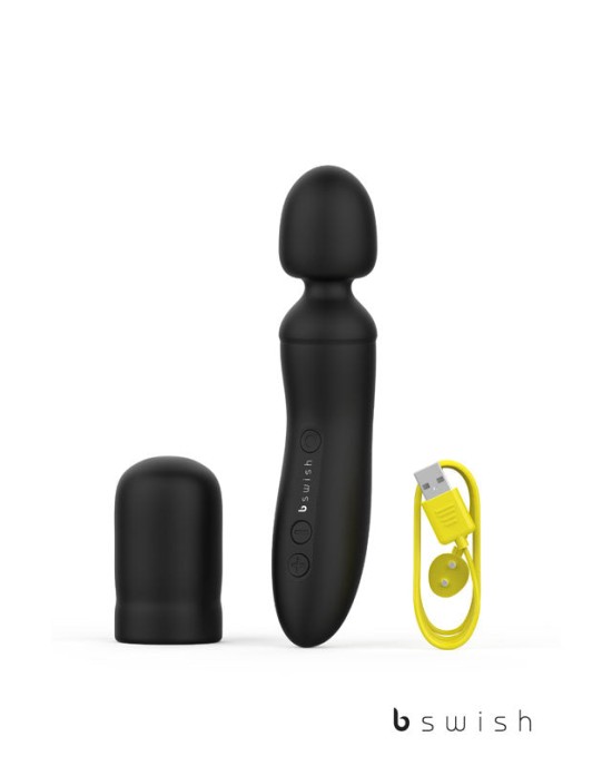 B Swish Bthrilled Deluxe Massage Wand - Noir