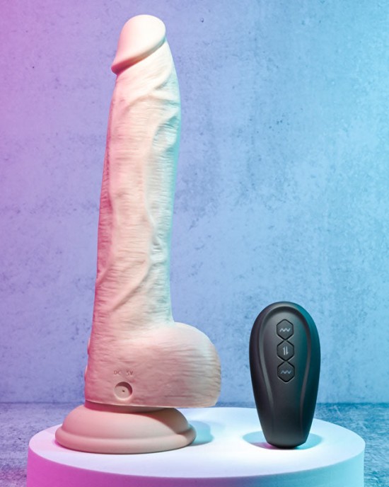 Evolved Thrust In Me 9 Inch Dong with Remote - Flesh