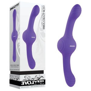 Evolved Our Gyro Super Double Vibrator - Purple