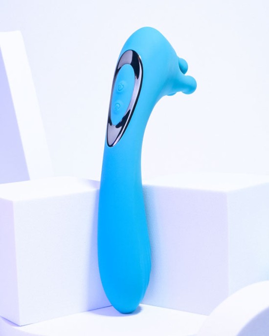 Evolved Heads Or Tails Dual Ended Massager - Blue