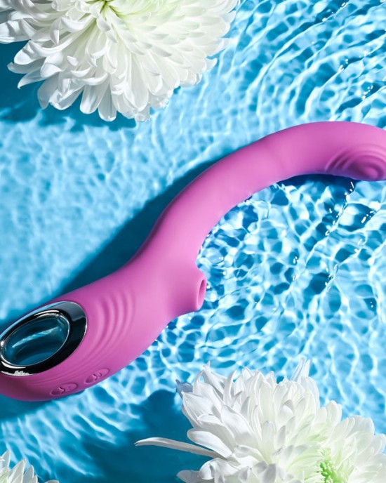 Evolved Strike A Pose G-Spot Vibe with Suction - Pink