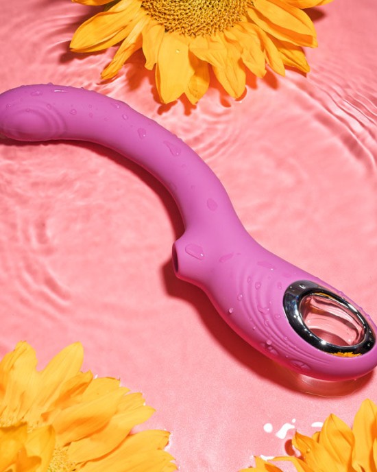 Evolved Strike A Pose G-Spot Vibe with Suction - Pink