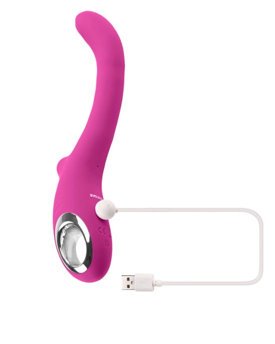 Evolved Strike A Pose G-Spot Vibe with Suction - Pink