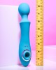 Evolved Wanderful Sucker Massage Wand with Suction - Blue