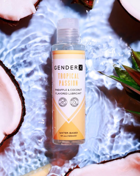 Gender X Tropical Passion Flavoured Water Based Lube - 120mls