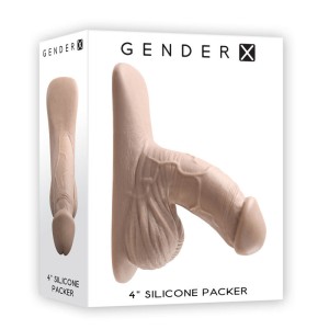 Gender X 4 Inch Silicone Penis Packer Light - Flesh