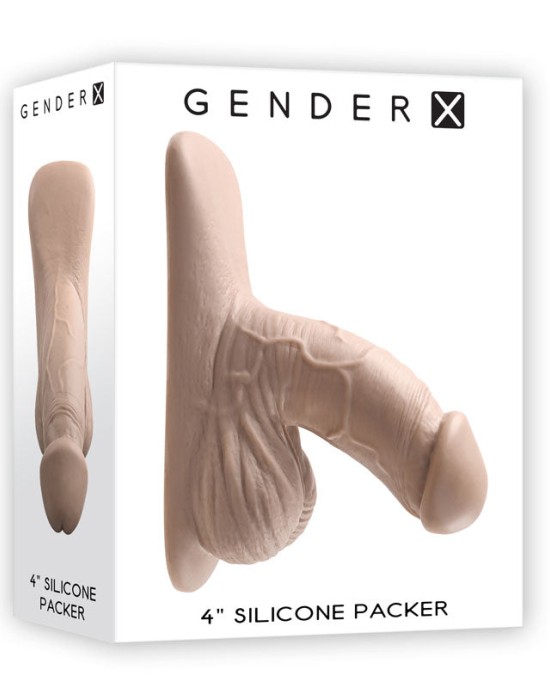 Gender X 4 Inch Silicone Penis Packer Light - Flesh