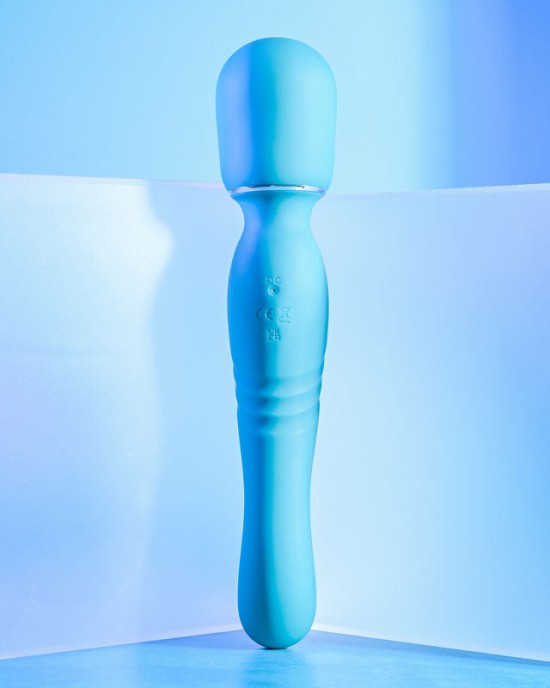 Gender X Double The Fun Dual Ended Wand - Blue