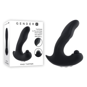 Gender X Mad Tapper Vibrating Massager - Black