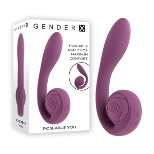 Gender X Poseable You Vibrator - Purple