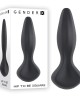 Gender X Hip To Be Square Butt Plug - Black