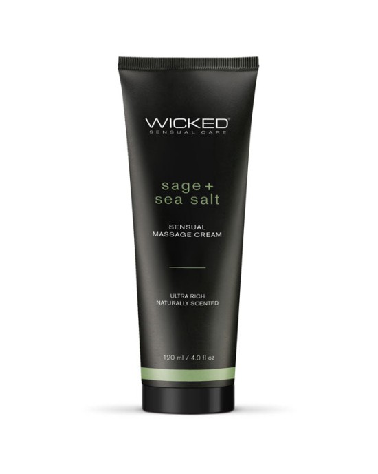 Wicked Sage + Sea Salt Sensual Massage Cream - 120mls