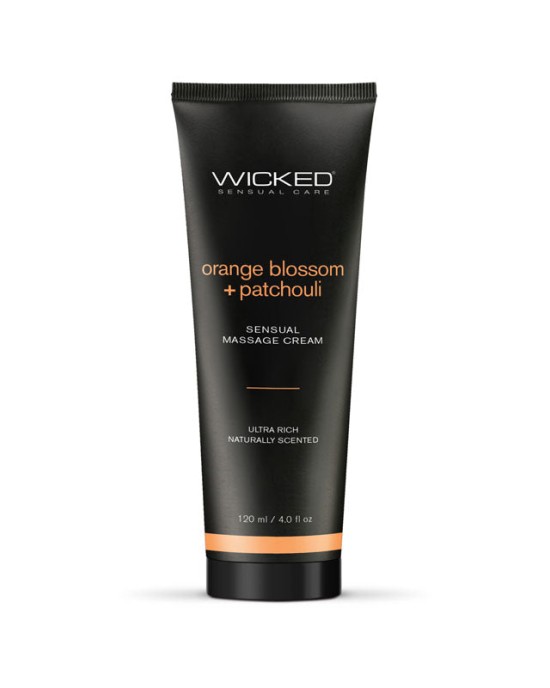 Wicked Orange Blossom + Patchouli Sensual Massage Cream - 120mls