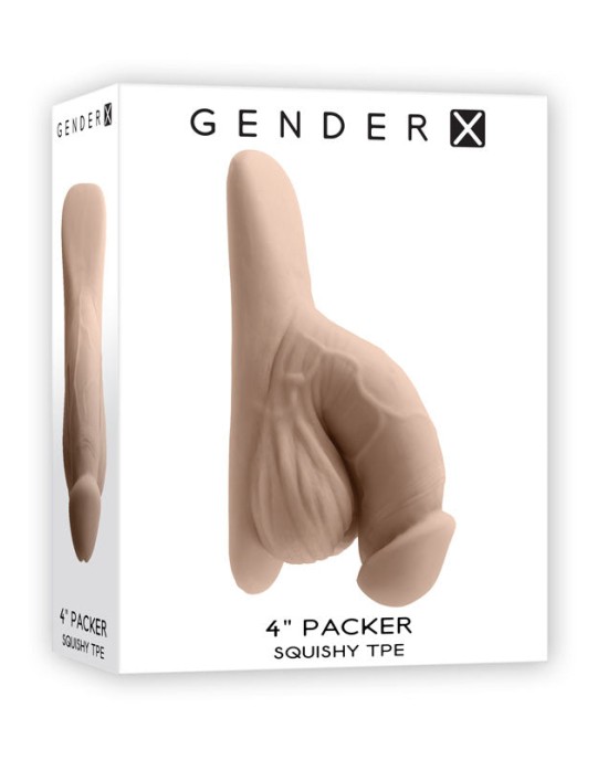 Gender X 4 Inch Penis Packer Light - Flesh