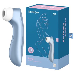 Satisfyer Pro 2+ Touch Free Clitoral Stimulator - Blue