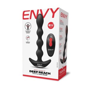 Envy Deep Reach Vibrating Anal Beads with Wireless Remote