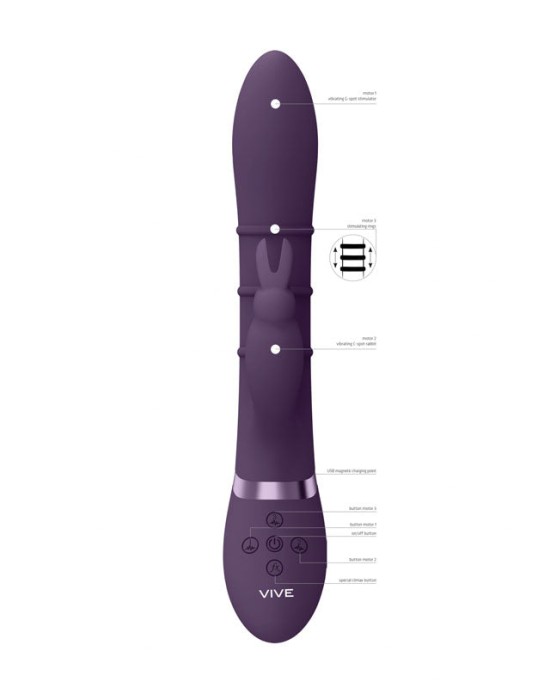 Vive Sora Rabbit Vibrator - Purple