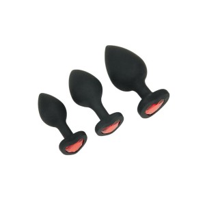 WhipSmart Heartbreaker Crystal Heart Butt Plugs Training Set