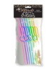 Glitterati Penis Silly Straws - 8 Pack