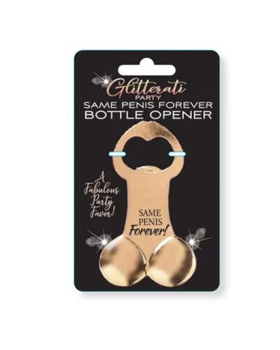 Glitterati Same Penis Forever Bottle Opener