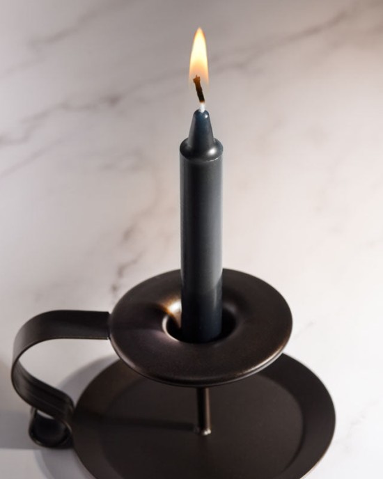 LaCire Drip Pillar Candles - Black