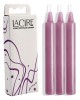 LaCire Drip Pillar Candles - Violet