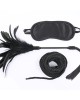 Sex & Mischief Shadow Tie and Tickle Beginners Kit - Black