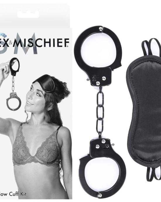 Sex & Mischief Shadow Cuff Kit - Black