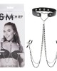 Sex & Mischief Amor Collar with Nipple Clamps