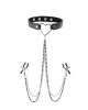 Sex & Mischief Amor Collar with Nipple Clamps