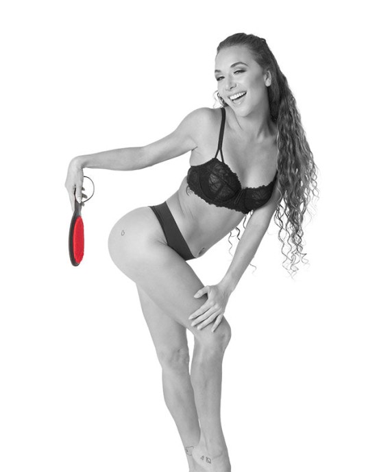 Sex & Mischief Amor Paddle - Red/Black