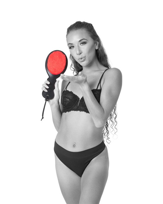 Sex & Mischief Amor Paddle - Red/Black