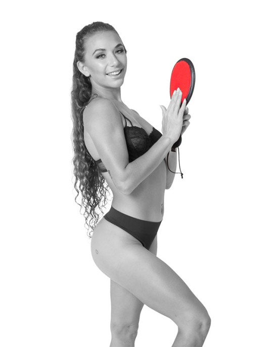 Sex & Mischief Amor Paddle - Red/Black