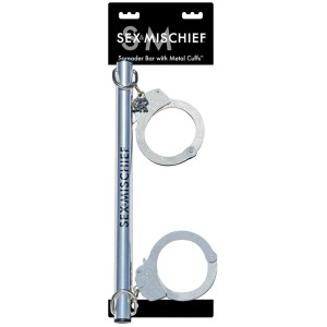 Sex & Mischief Spreader Bar with Metal Cuffs