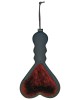 Sex & Mischief Enchanted Heart Paddle - Red/Black