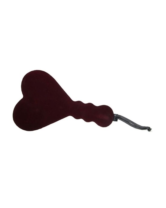 Sex & Mischief Enchanted Heart Paddle - Red/Black