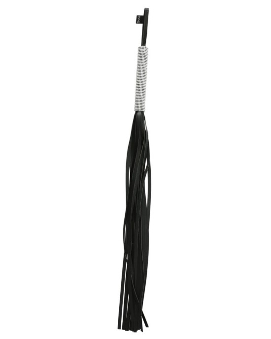 Sex & Mischief Sparkle Flogger - Black