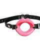 Sex & Mischief Silicone Lips Mouth Gag - Pink