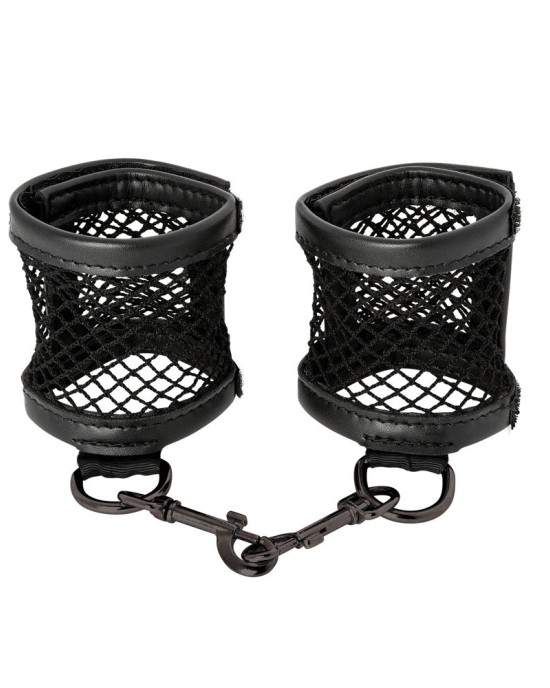 Sex & Mischief Fishnet Cuffs - Black