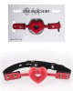 Sex & Mischief Amor Ball Gag - Red/Black