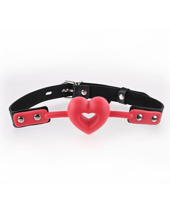 Sex & Mischief Amor Ball Gag - Red/Black