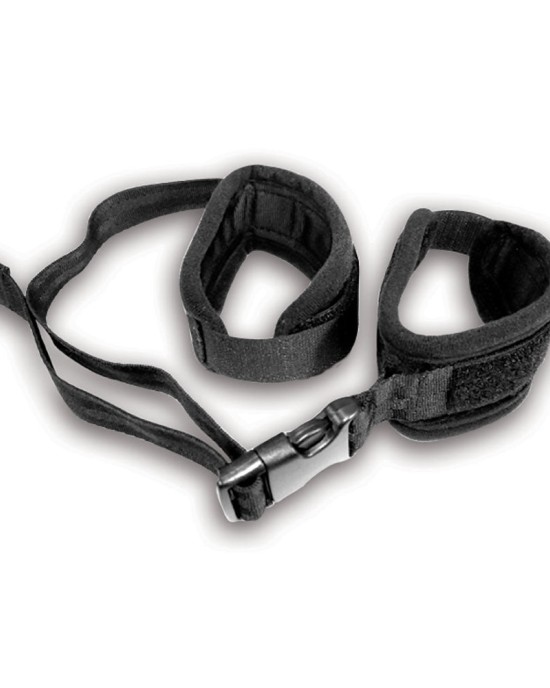 Sex & Mischief Adjustable Handcuffs - Black