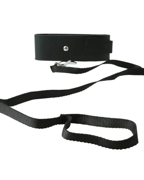 Sex & Mischief Leash & Collar - Black