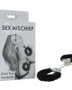 Sex & Mischief Furry Handcuffs - Black