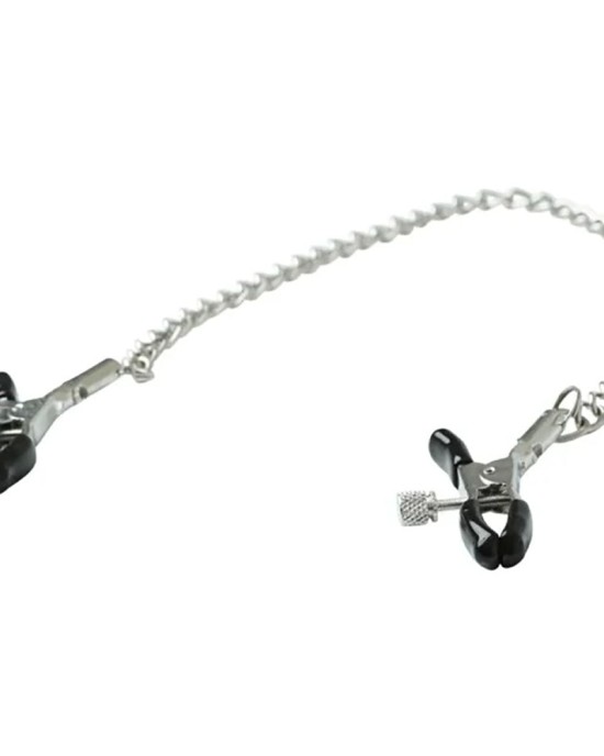 Sex & Mischief Chained Nipple Clamps with Chain