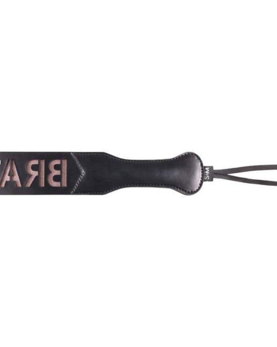 Sex & Mischief Brat Paddle - Rose Gold/Black